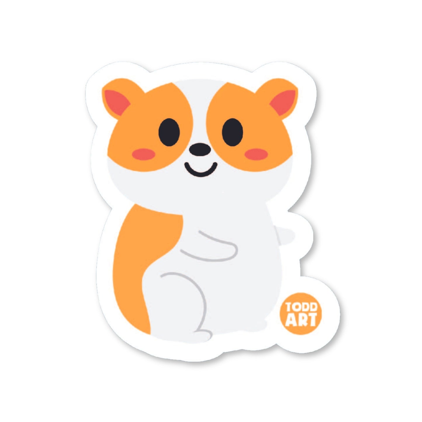 Hamster Vinyl Sticker