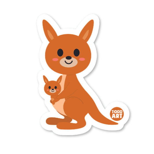 Kangaroo Vinyl Sticker