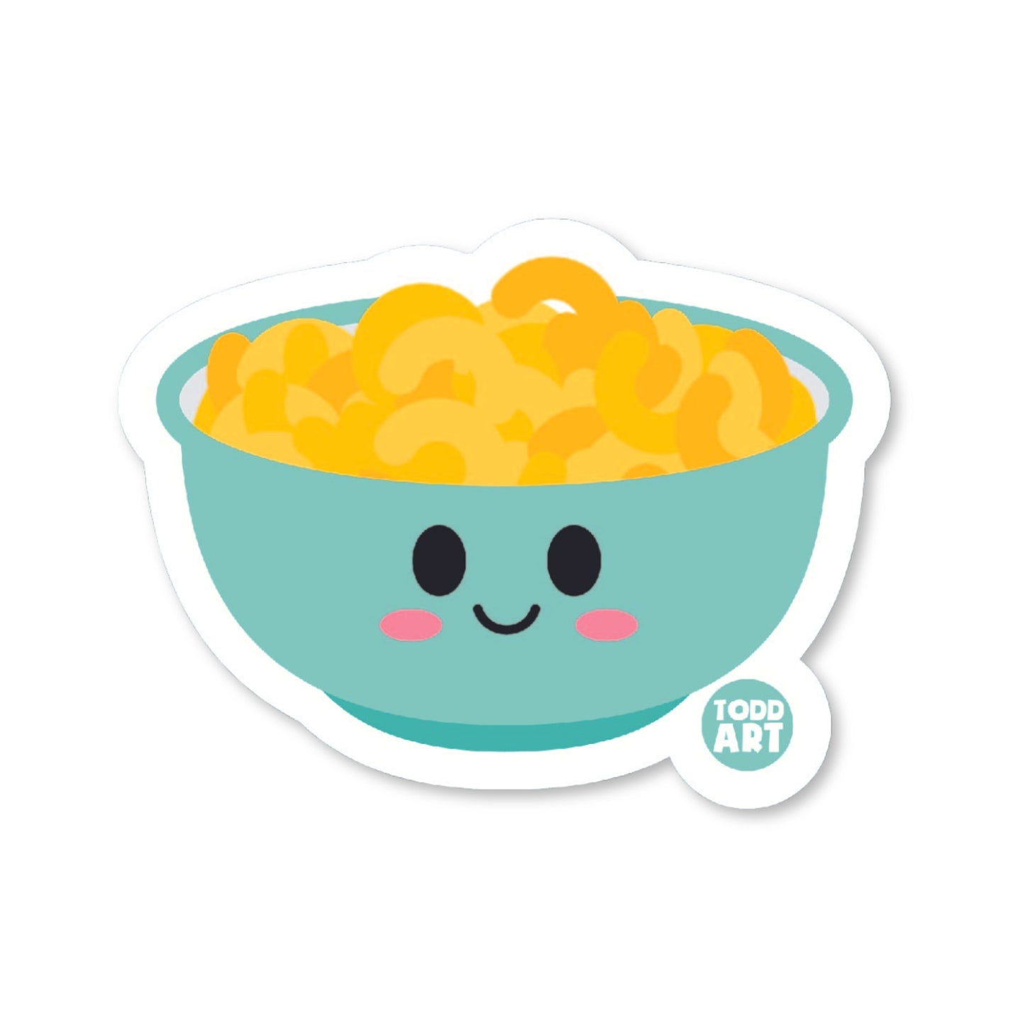 Mac and Cheese Vinyl Sticker