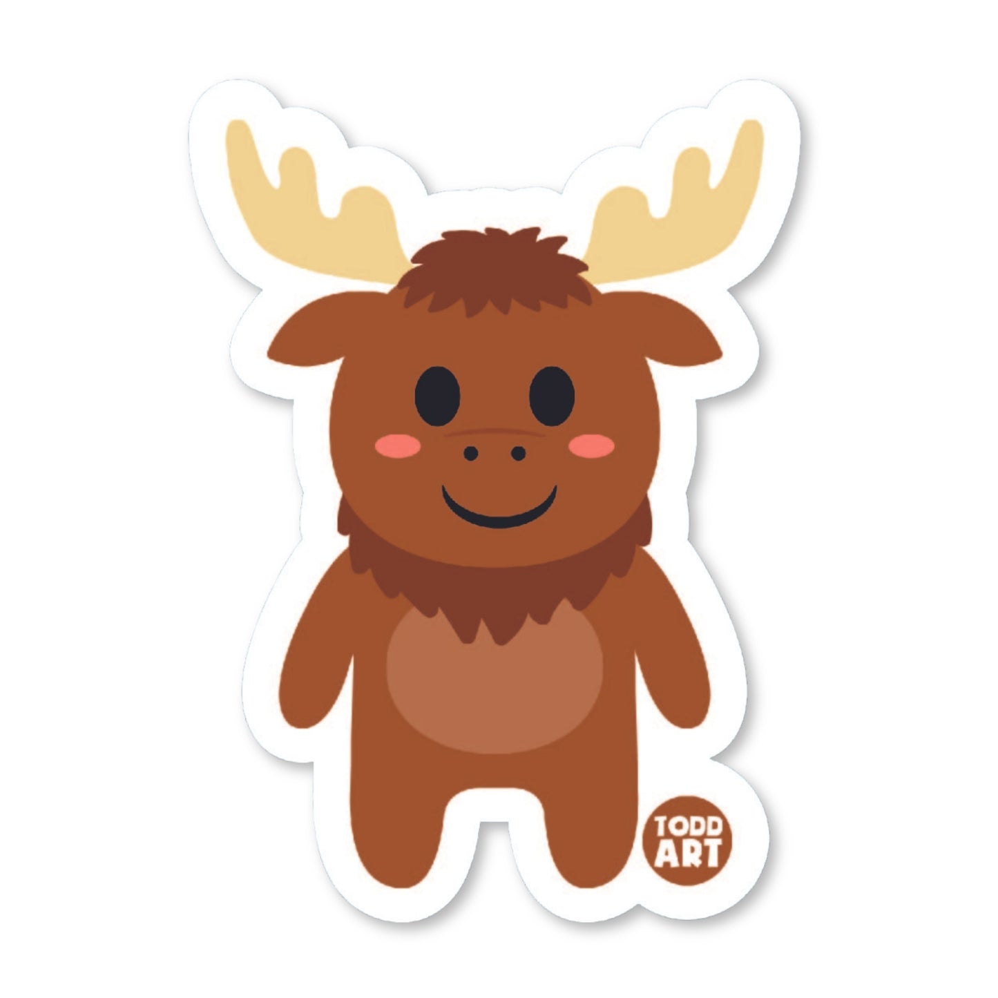 Moose Vinyl Sticker