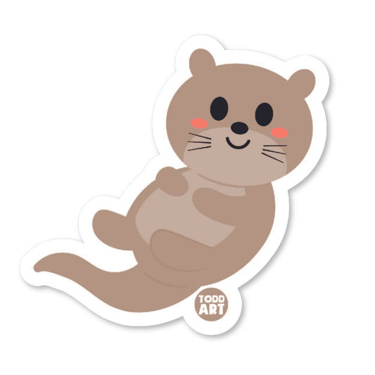 Otter Vinyl Sticker