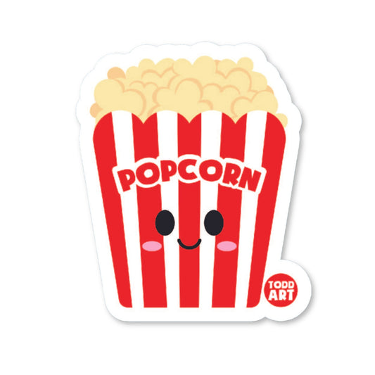 Popcorn Vinyl Sticker