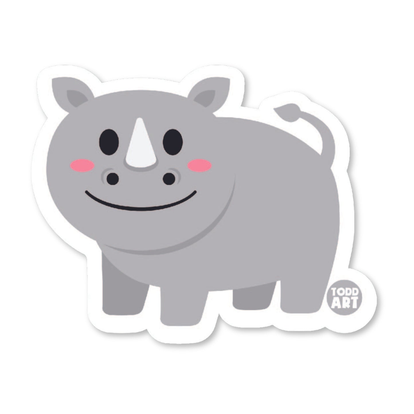 Rhino Sticker