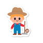 Farmer Vinyl Sticker