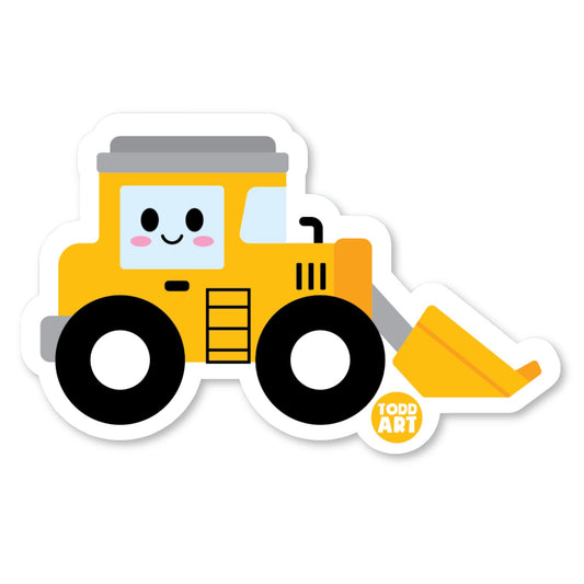 Bulldozer Vinyl Sticker