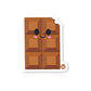 Chocolate Bar Vinyl Sticker