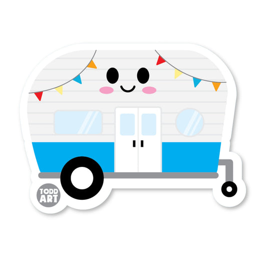 Camper Vinyl Sticker