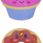 Boo Boo Buddies Fun Adhesive Bandages – Ice Cream + Cake, Cookie + Milk, Cupcake + Donut – 24 Count, Latex-Free & Sterile