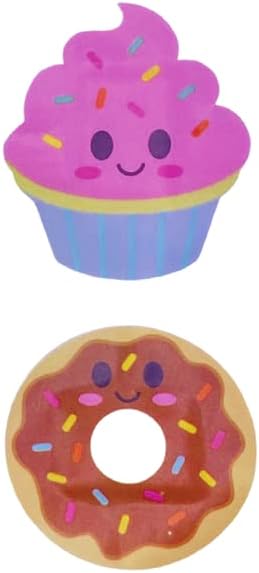 Boo Boo Buddies Fun Adhesive Bandages – Ice Cream + Cake, Cookie + Milk, Cupcake + Donut – 24 Count, Latex-Free & Sterile