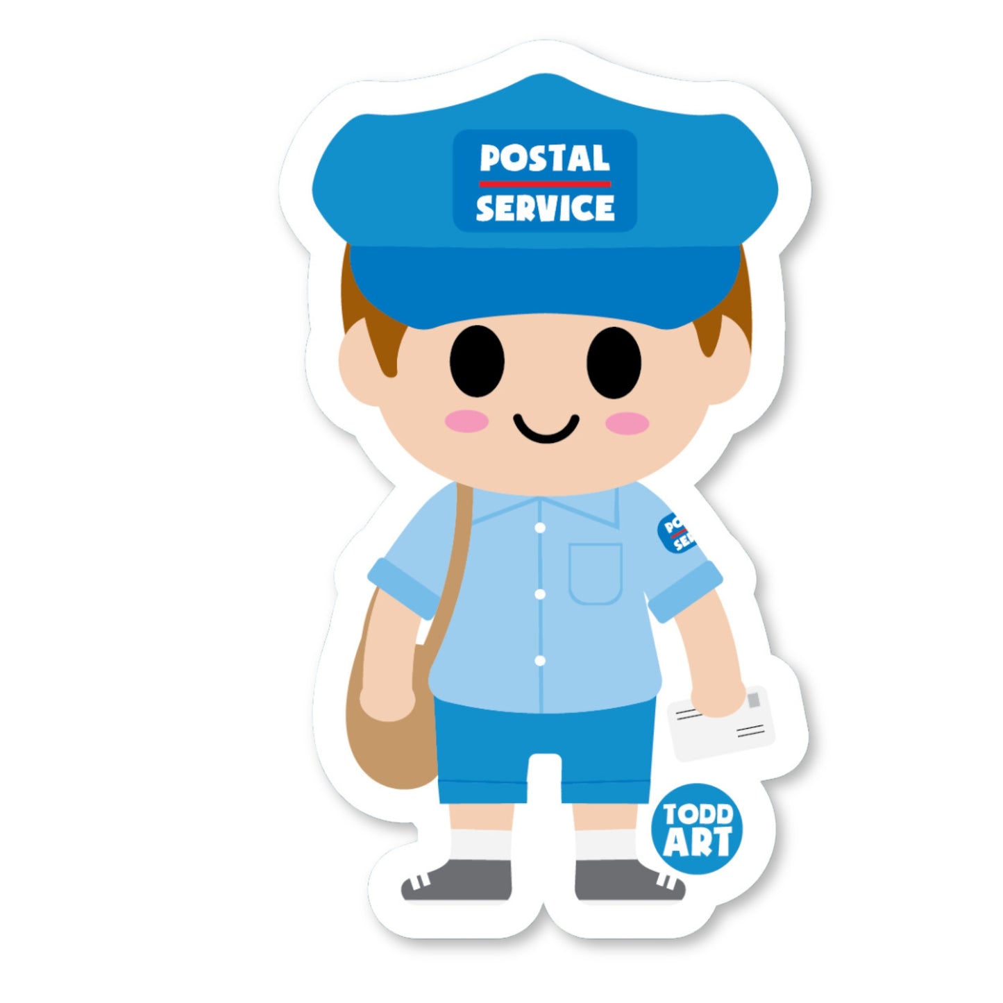 Mailman Vinyl Sticker