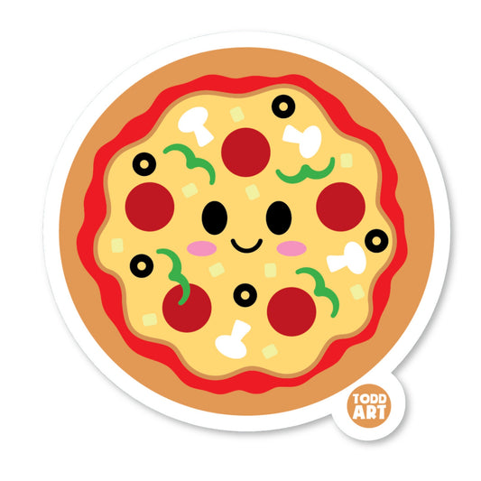 Pizza Pie Vinyl Sticker