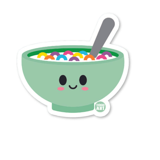 Cereal Bowl Vinyl Sticker