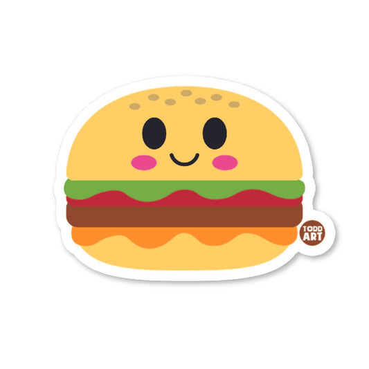 Burger Vinyl Sticker