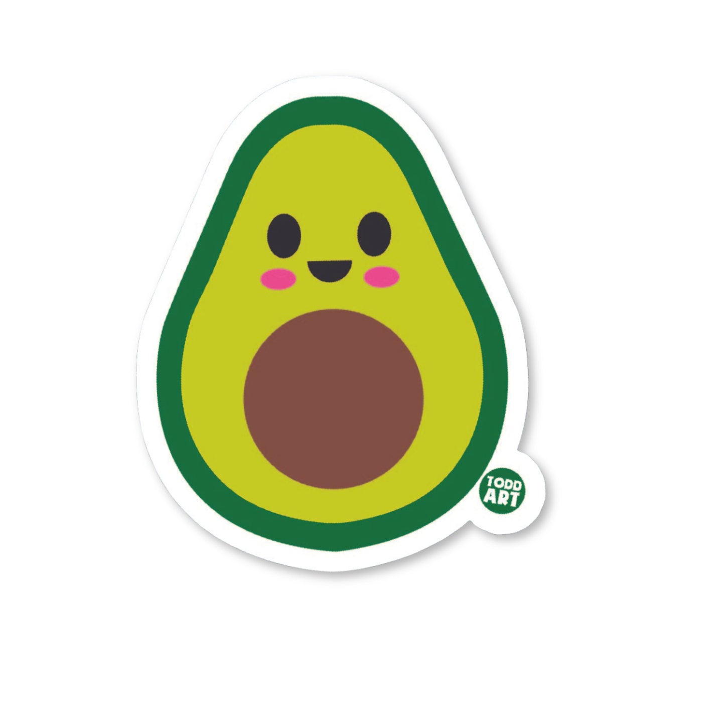 Avocado Vinyl Sticker