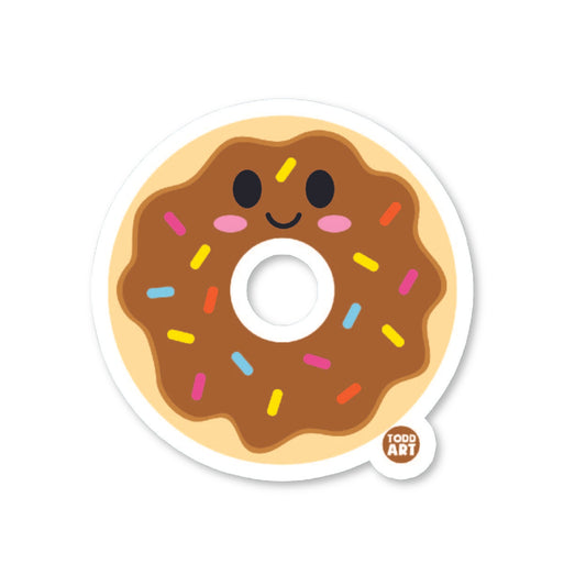 Donut Vinyl Sticker