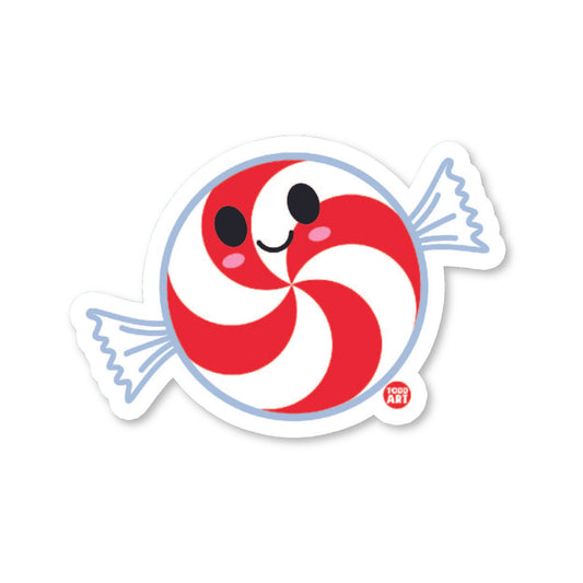 Peppermint Vinyl Sticker