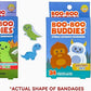 Boo Boo Buddie Bigfoot & Yeti + Dinosaur Bandages – 48 Count | Fun Kids Bandages | Latex-Free, Waterproof Adhesive for Sensitive Skin | First Aid