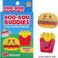 Boo Boo Buddie Kids Bandages – 48 Ct | Burger + Fries, Pizza + Taco Shape Bandages | Fun, Waterproof, Latex-Free, Sensitive Skin-Friendly First Aid for Kids