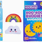 Boo Boo Buddie Rainbow & Cloud + Sun & Moon Shape Bandages – 48 Ct | Fun Adhesive Bandages for Kids | Waterproof, Latex-Free, First Aid Supplies for Sensitive Skin, Colorful Bandages for Children