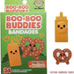Boo Boo Buddies™ Drumstick + Hot Dog and Pretzel + Mustard Bandages | 48 Ct  | Food-Themed Adhesive Bandages for Kids | Waterproof, Latex-Free, Sensitive Skin Safe | Fun First Aid for Cuts & Scrap