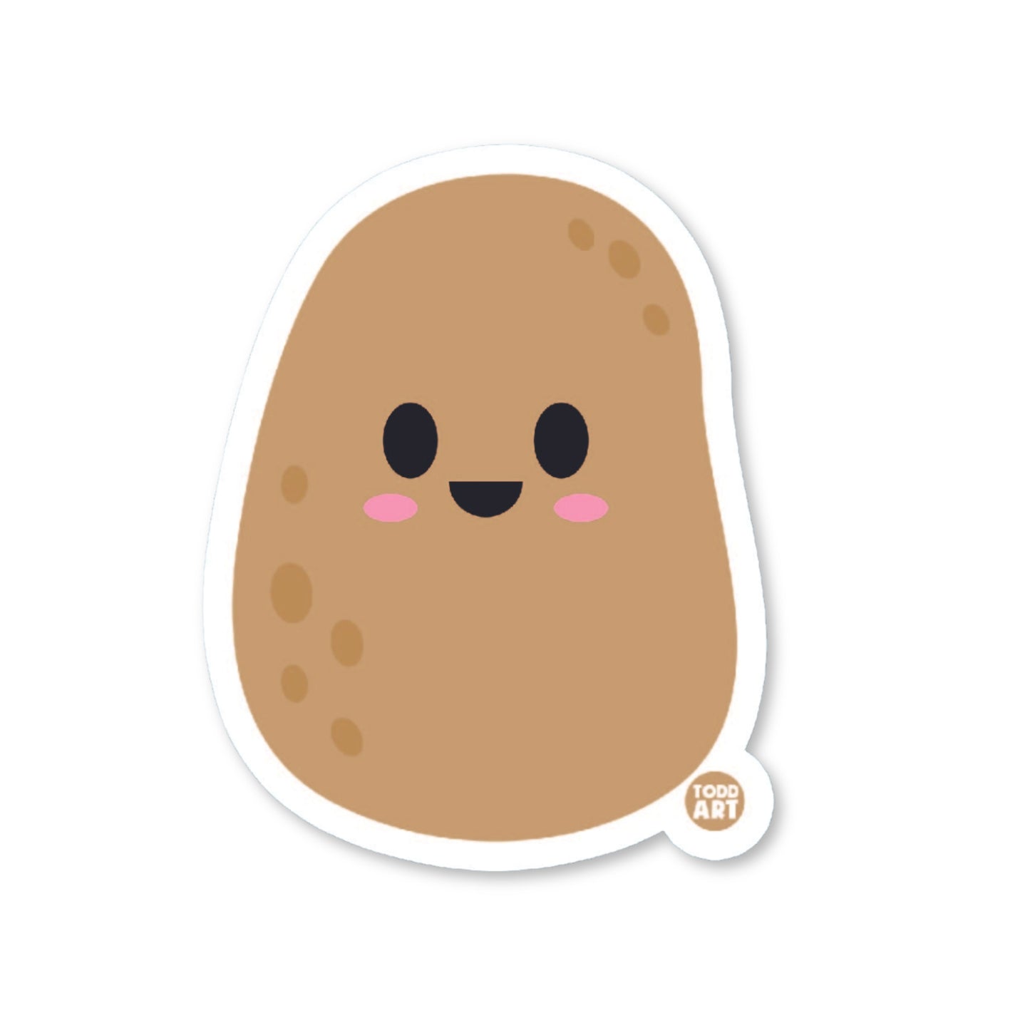 Potato Vinyl Sticker