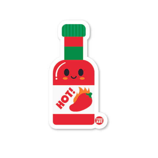 Hot Sauce Vinyl Sticker