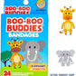 Boo Boo Buddies™ Animal Safari Bandages – 48 Ct | Elephant + Giraffe Shapes & Lion + Tiger Shapes | Latex-Free, Waterproof Bandages for Kids | Fun Shapes for First Aid Kits & Sensitive Skin