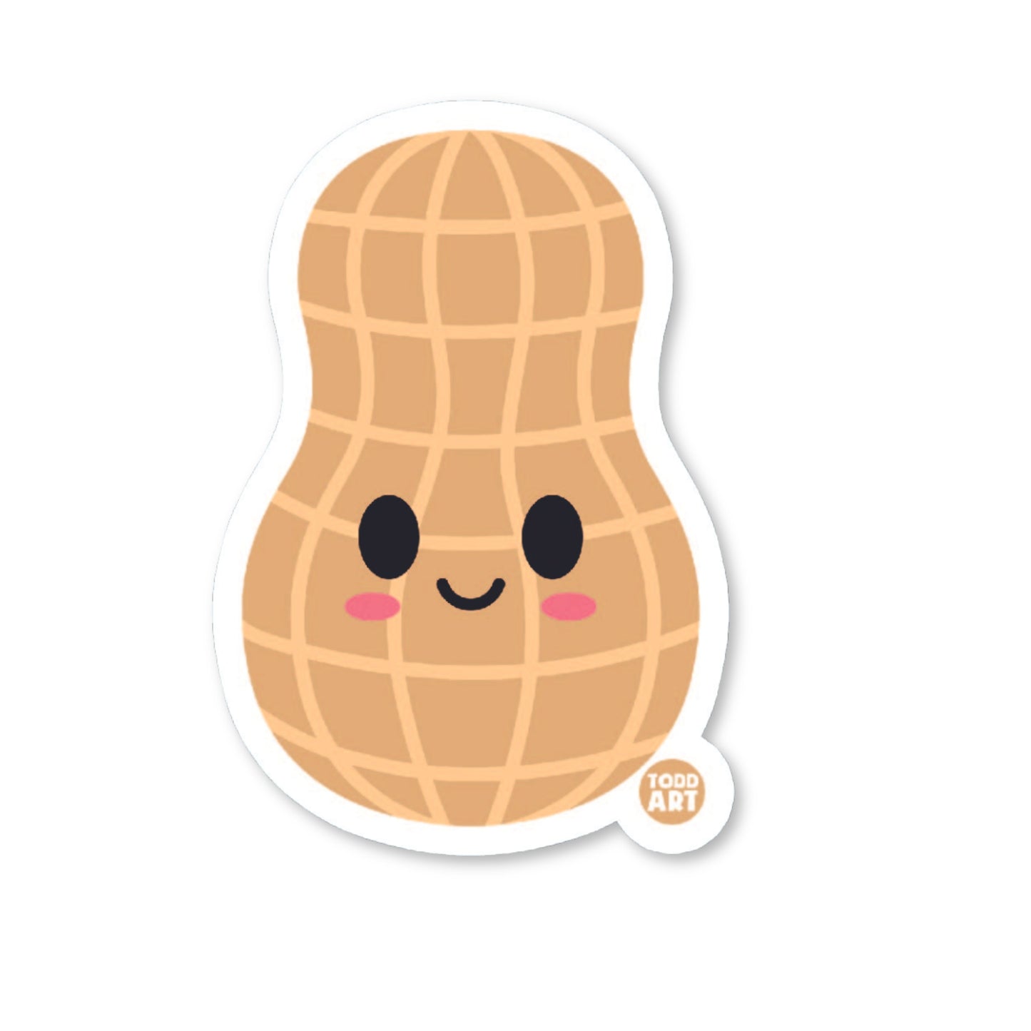 Peanut Vinyl Sticker