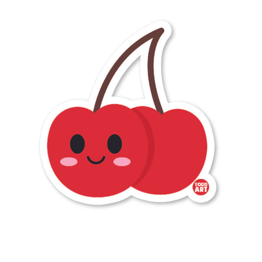 Cherries Vinyl Sticker