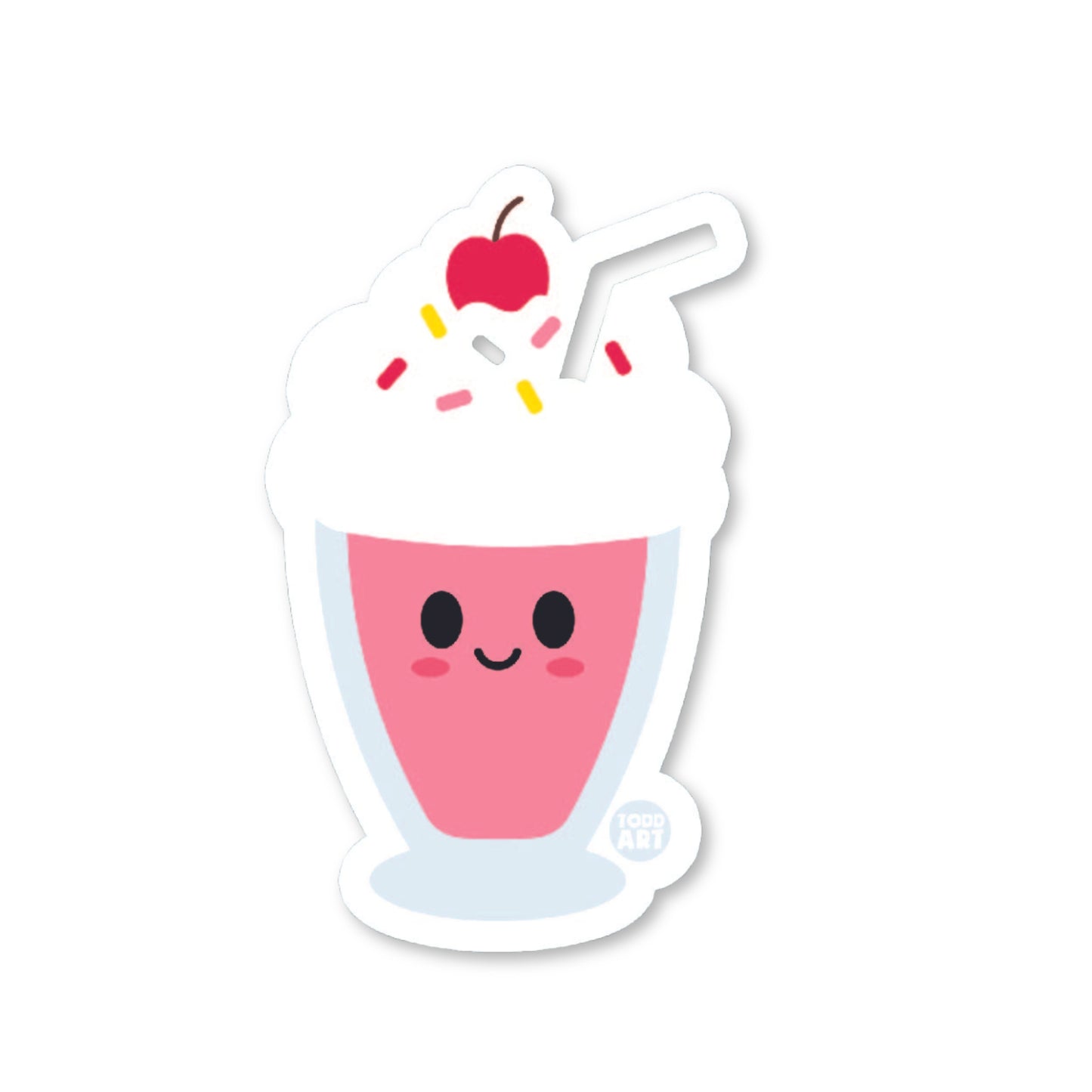 Milkshake Vinyl Sticker