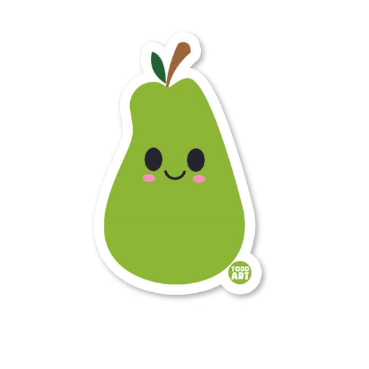 Pear Vinyl Sticker