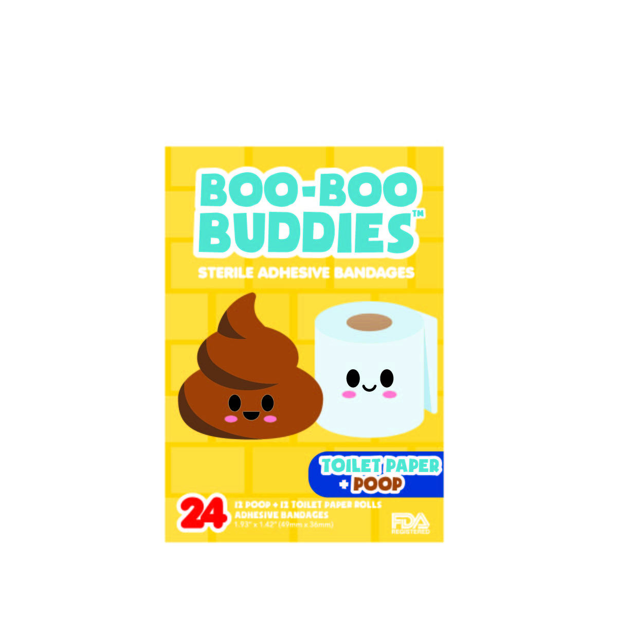 Boo-Boo Buddies Toilet Papeer and Poop Bandages