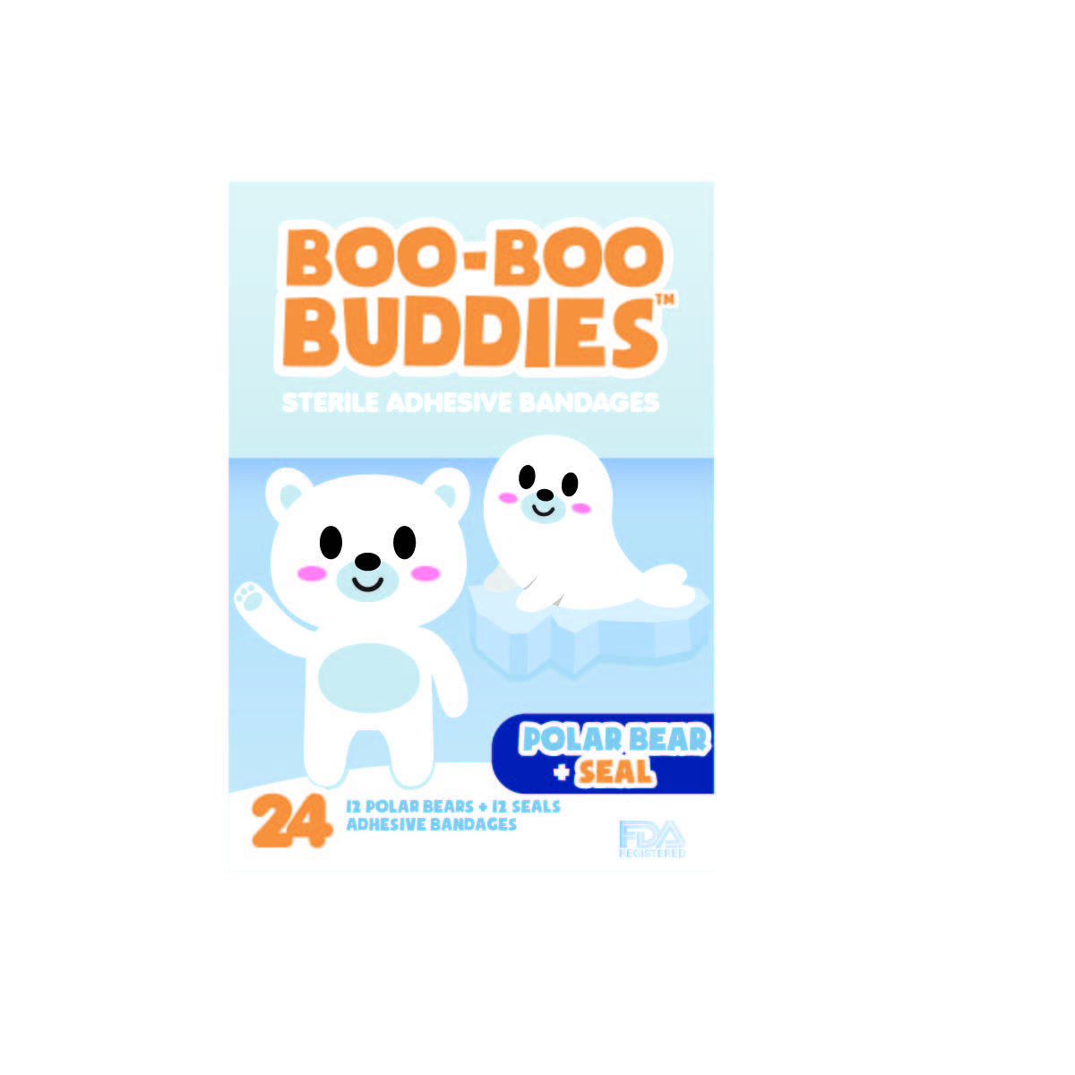 Boo-Boo Buddies Polar Bear and Seal Bandages