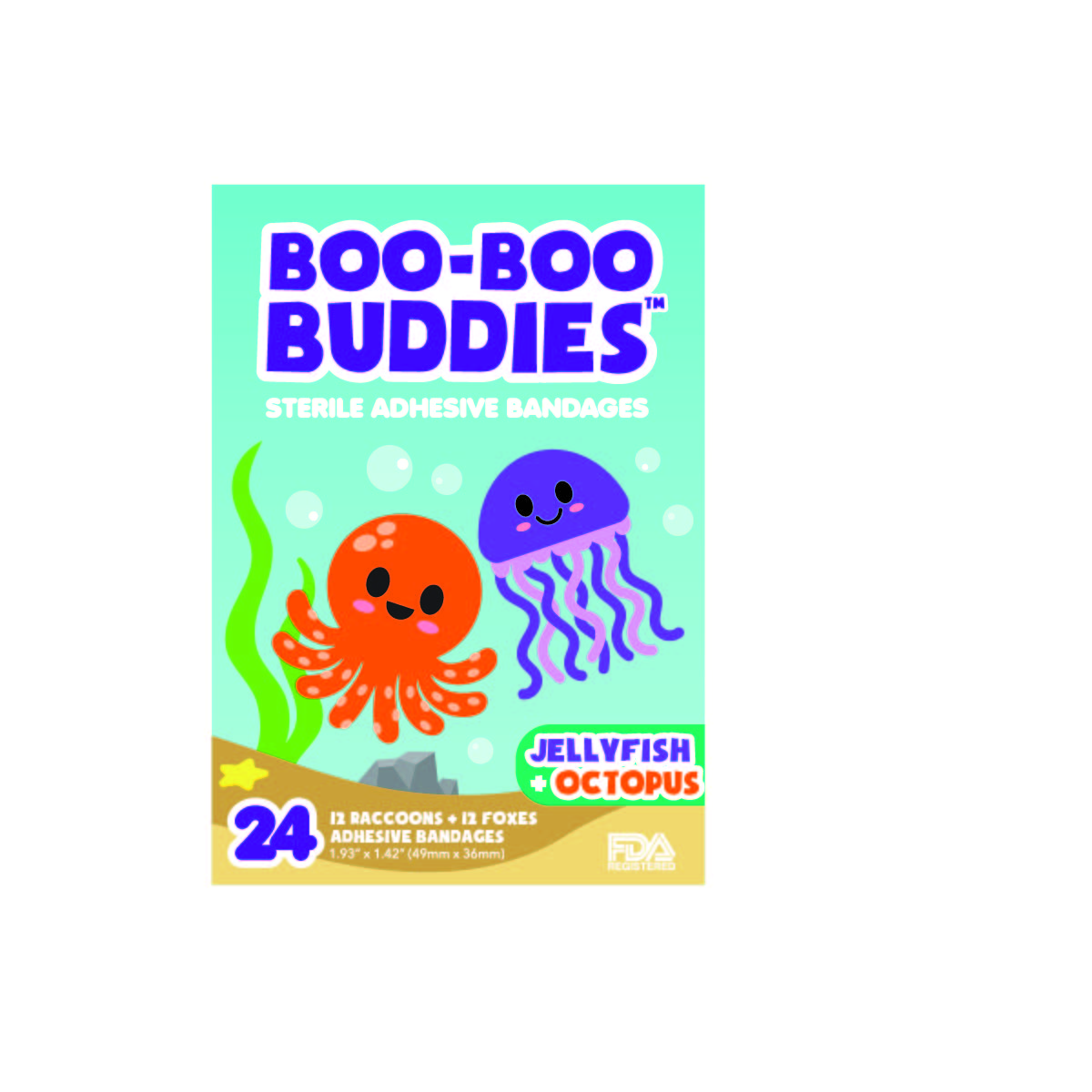 Boo-Boo Buddies Jellyfish and Octopus Bandages