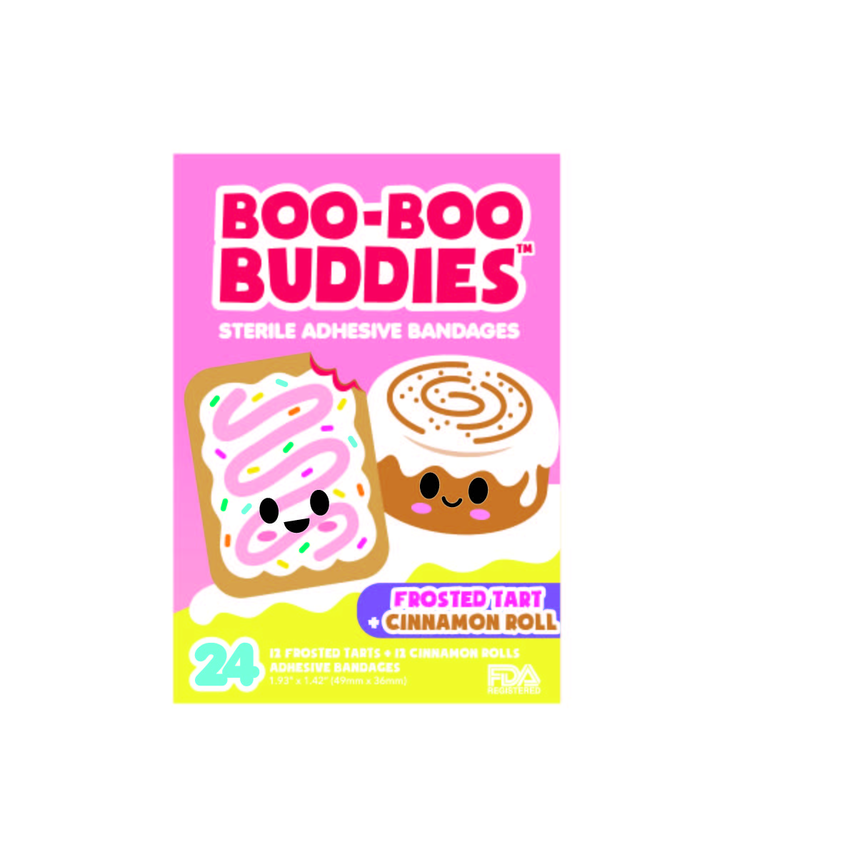 Boo-Boo Buddies Frosted Tart and Cinnamon Roll Bandages