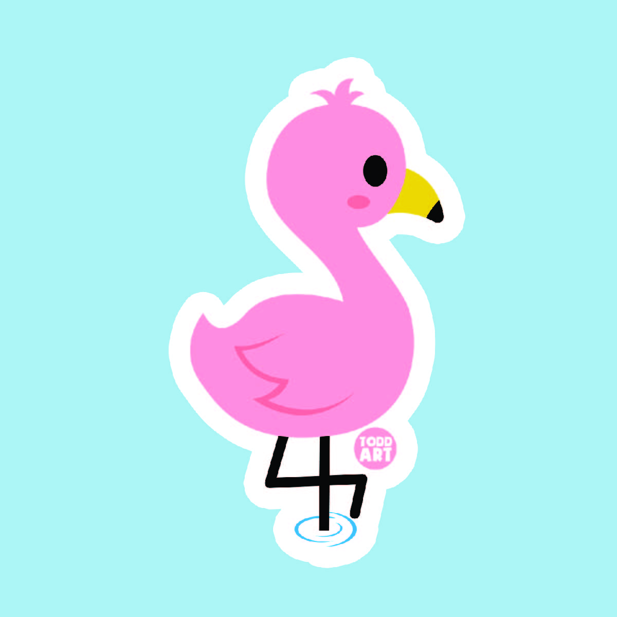 Flamingo Sticker