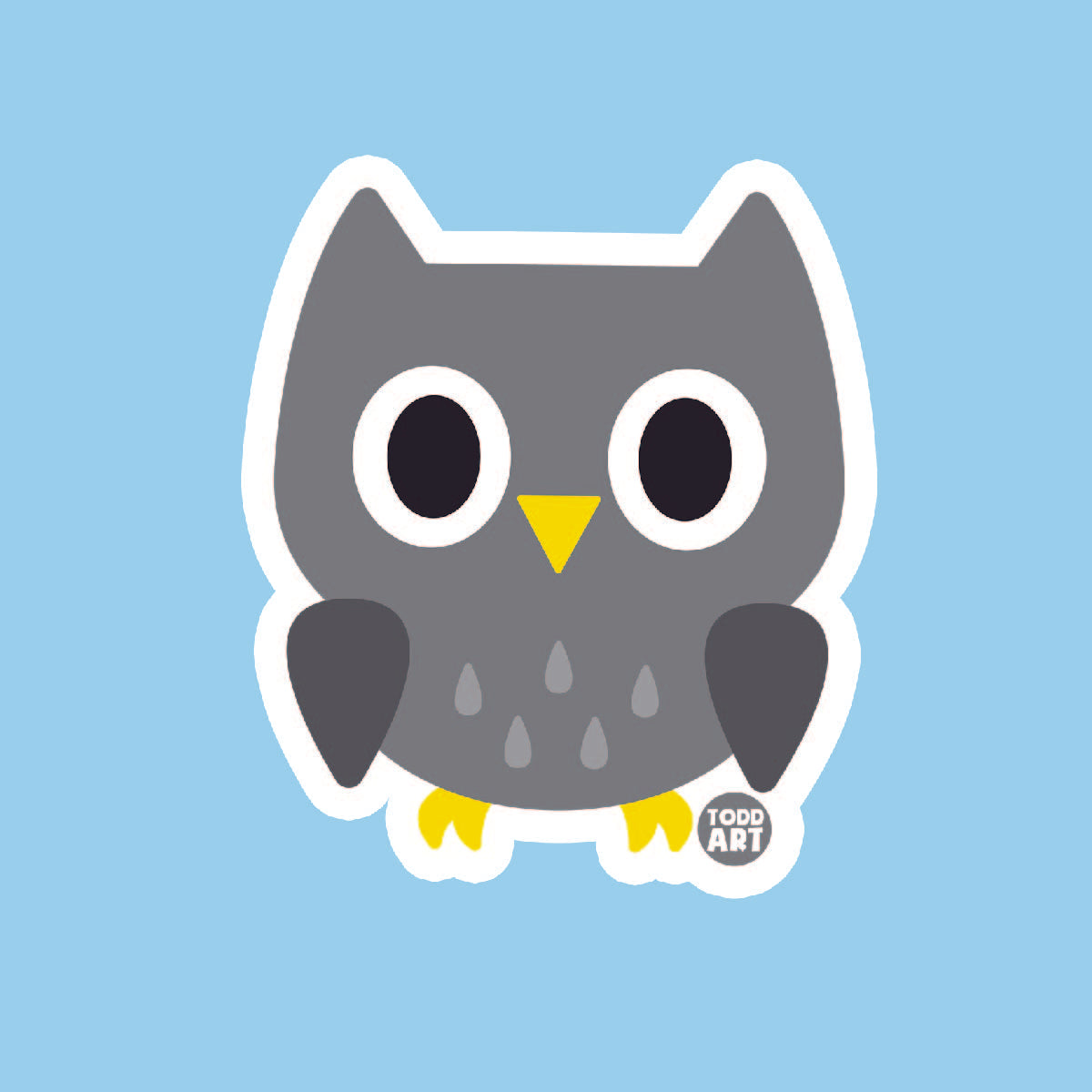 Owl Vinyl Sticker