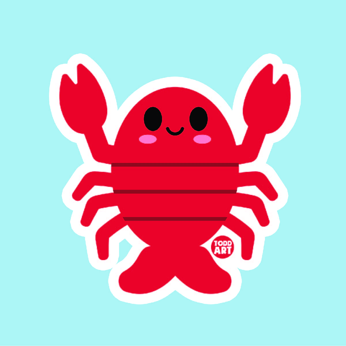 Lobster Vinyl Sticker