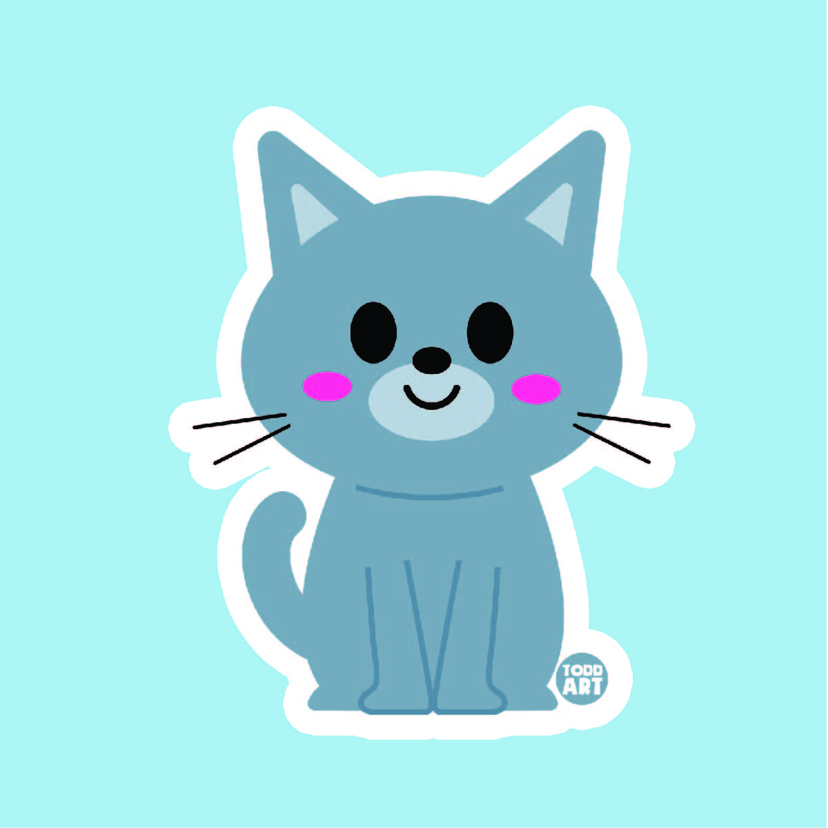 Cat Vinyl Sticker