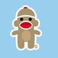 Sock Monkey Sticker
