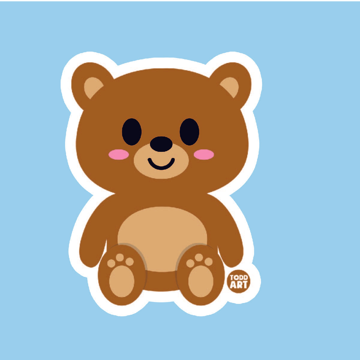 Teddy Bear Sticker