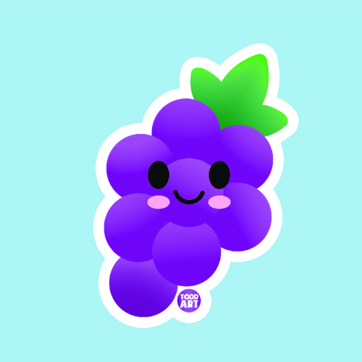 Grape Sticker