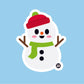 Snowman Sticker