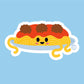 Spaghetti and Meatball Sticker