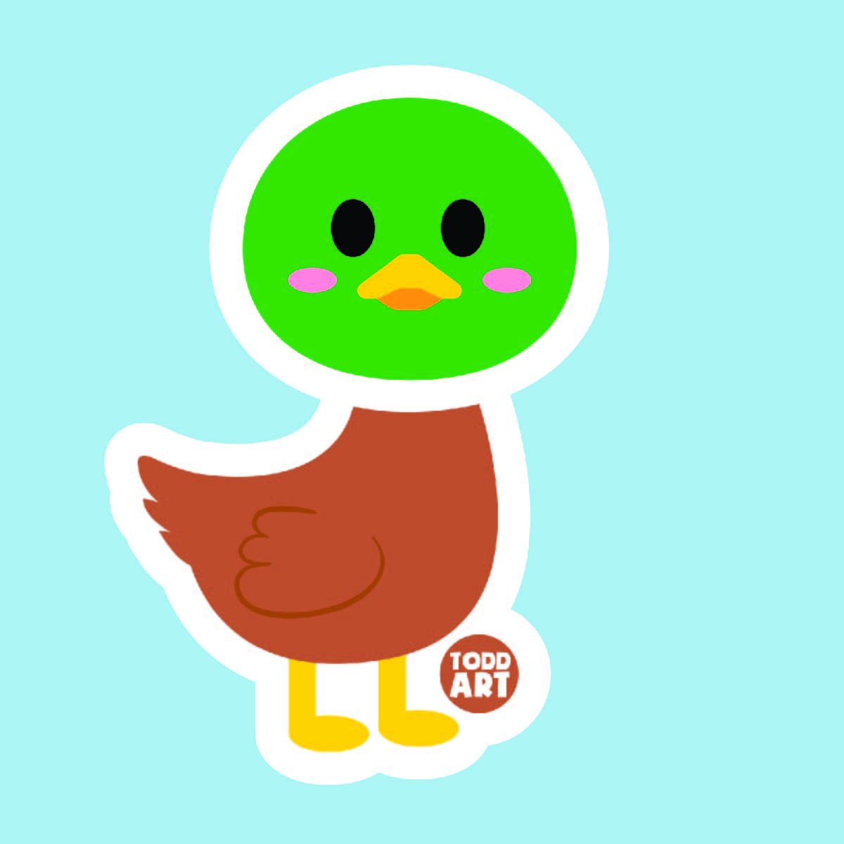 Duck Vinyl Sticker