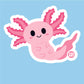 Axolotl Vinyl Sticker