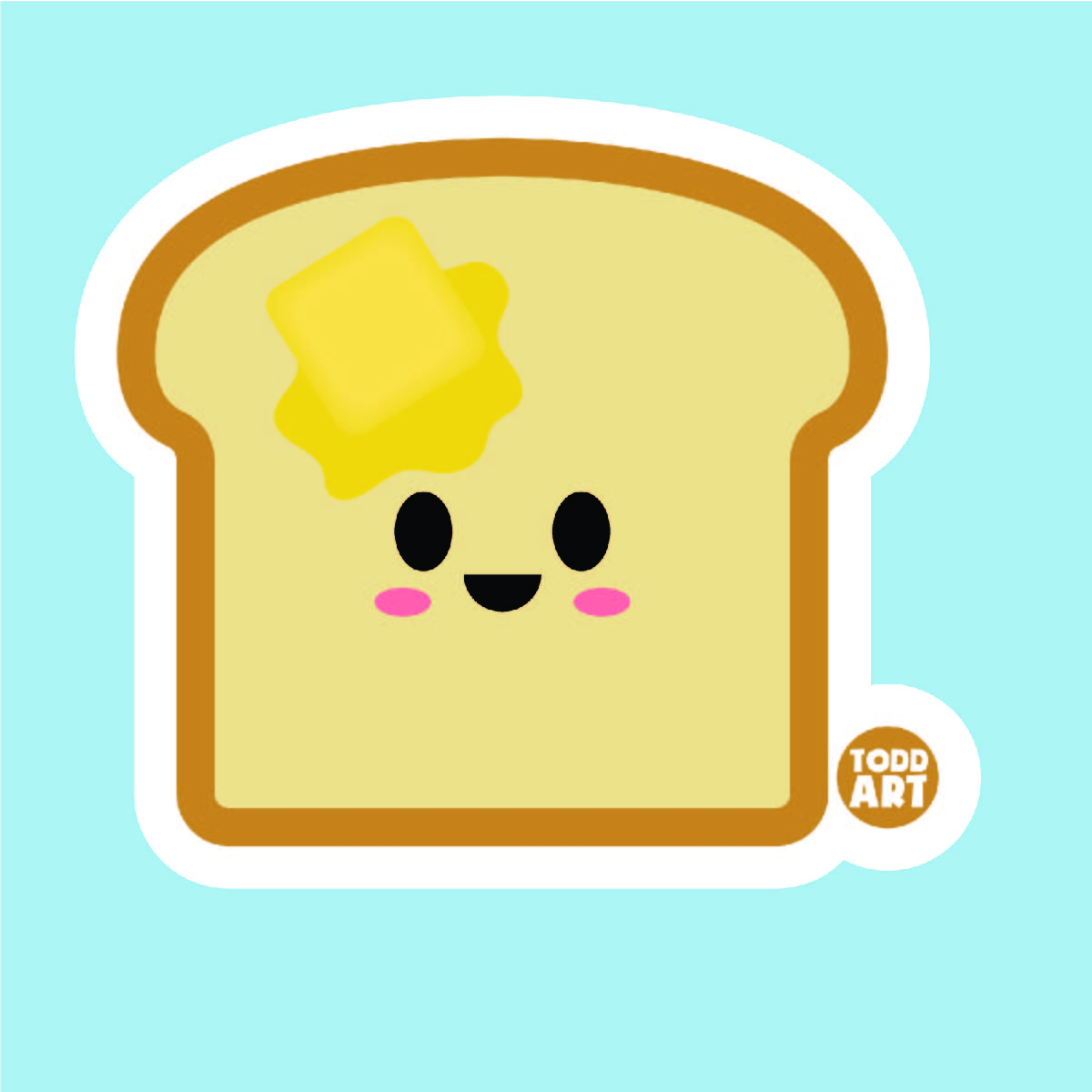 Toast Sticker