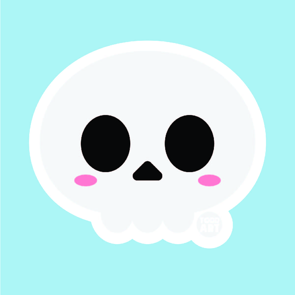 Skull Sticker