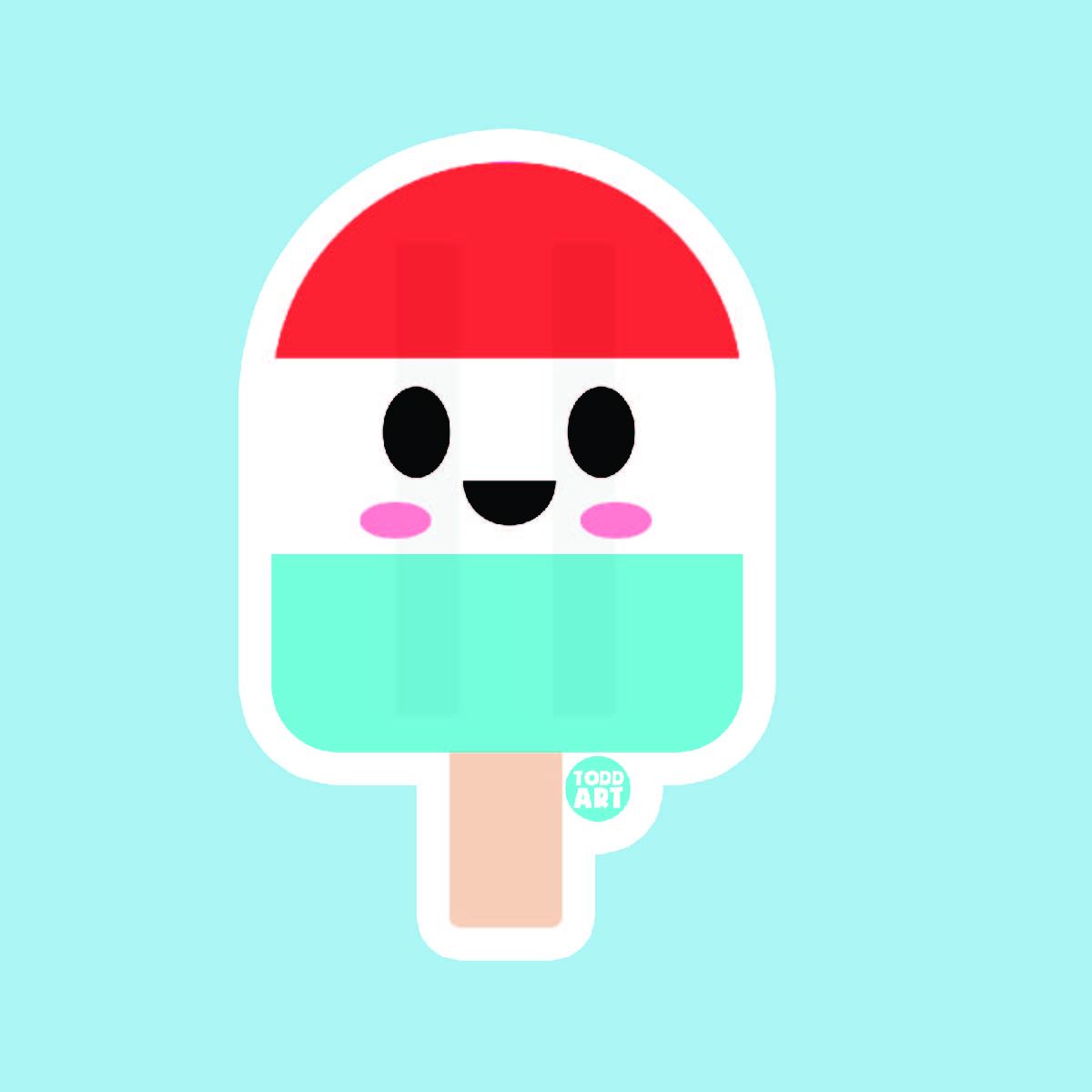 Popsicle Vinyl Sticker