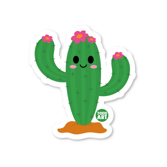 Cactus Vinyl Sticker